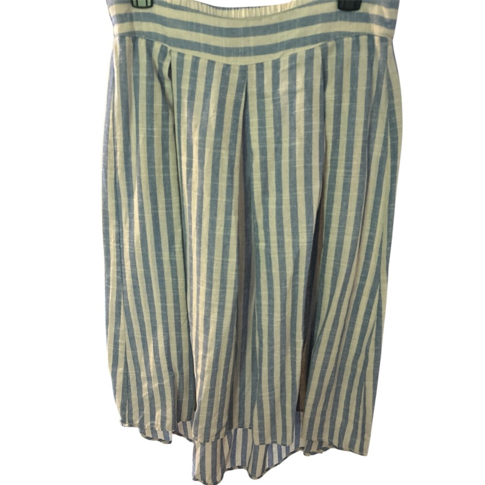 Striped Blue and White Women's Midi Skirt
W 15,5-17,5 L 29.5